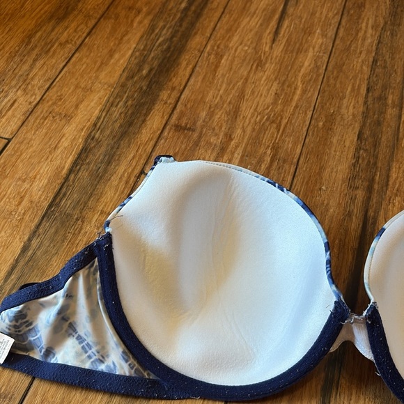 Victoria’s Secret Demi Bra 34DD Blue Tye Dye - Picture 6 of 7